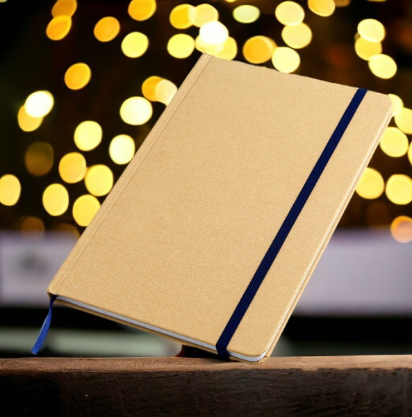 Блокнот Элвин в картонной обложке с листами в полоску / Скетчбук 160 страниц